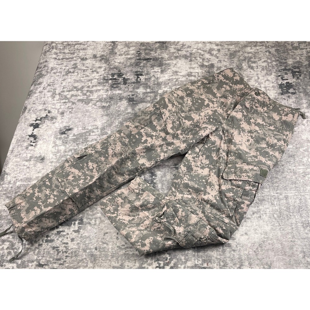 Propper U.S. Military Small Short ACU Camo Army Combat Uniform Cargo Pants Vtg